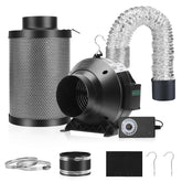 MelonFarm air filtration kit front view for efficient odor control in grow tents.