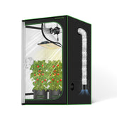 MELONFARM grow tent 2x2 front view ideal for compact indoor gardening.