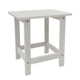 Meluvici Adirondack Side Table with weather resistance for patios and decks