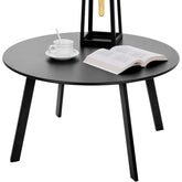 Meluvici round-top outdoor side table for balcony or patio use.