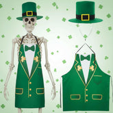 Mepase 12ft skeleton hat for St Patrick's Day yard display and festive flair