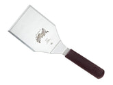 Mercer Hell's Handle heavy-duty turner with cool-touch grip for safe flipping.