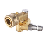 Meteor Blast Pivoting Coupler enables 120-degree reach for tight spots.