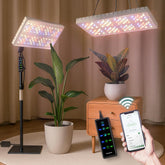 MetryGrow full-spectrum LED panel for indoor plants.