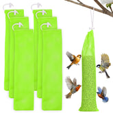 MEWTOGO finch sock feeder full set in yellow for bird feeding