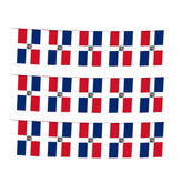 Mflagperft Dominica mini flags 8.2x5.5in for compact celebrations and easy decor.