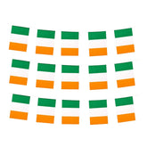 MFLAGPERFT Ireland flag banner with 30 flags for festive outdoor display.