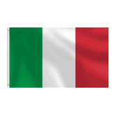 mflagperft Italy flag on a pole with heavy-duty outdoor display and fade-resistant color