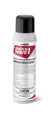 MGK Shockwave 1 aerosol can ready for use, compact and powerful for roach control.