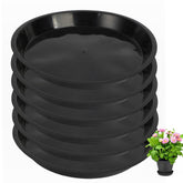 MHXWNHA 12-inch plant saucer packaging view shows six sturdy trays for bulk use