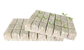 MI0512 Rockwool starter plug close up, 1.5 inch size ideal for seed germination and rooting