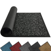 Mibao front door mat with dirt trapper keeps entry clean.