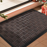 Mibao front door mat with dirt-trapping fibers at the entrance