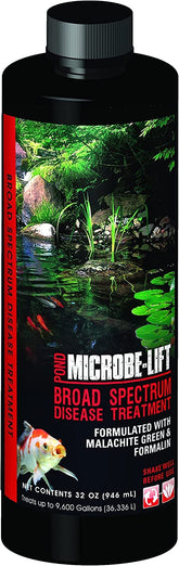 MICROBE-LIFT BSDT32 bottle front for safe pond treatment.