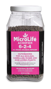 MicroLife Acidifier 7lb bag ready for soil enrichment and plant care
