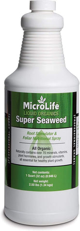 MicroLife SJES Super Seaweed bottle delivers nutrients for healthier, color-rich plants