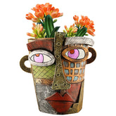 Midogaigai cute face pot for lively indoor plant display