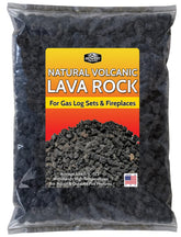 Midwest Hearth lava granules closeup with natural color for realism