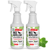 Mighty Mint peppermint oil mouse repellent bottle front view for natural pest deterrence.