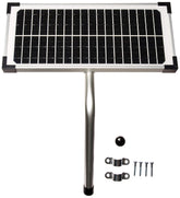 Mighty Mule 10W solar panel kit installation guide showing quick setup for reliable power.