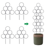 MIJAYENV plant trellis indoor 4-pack front view showing sturdy design for climbing plants