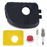Mikatesi air cleaner cover 595660 on a lawn mower engine, providing debris protection.