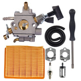 Mikatesi carburetor kit front view for BR800 series improves fuel delivery consistency
