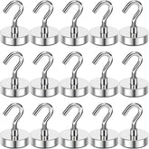 MIKEDE magnetic hook pack keeps items organized on fridge without drilling