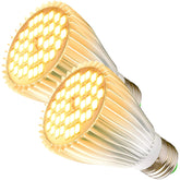 MILYN 2-pack LED grow light bulb full spectrum over seedlings boosts growth