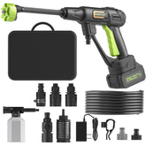 MIMYTH EnduringGreen front view shows compact, portable cordless power for quick outdoor cleaning.