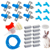 MingQiEven rabbit watering kit overview for a clean, efficient hydration setup.