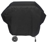 Mini Lustrous Coleman 285 cover on grill protects from rain and sun
