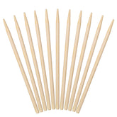 Minisland premium 5-5 inch bamboo skewers for durable grilling and serving.