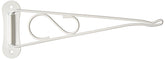 Mintcraft Britan 0213L swivel bracket supports a 10-inch white planter with even exposure.