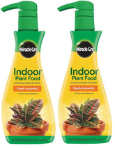 Miracle-Gro Indoor Plant Food 8oz bottle boosts lush indoor foliage