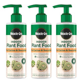 Miracle-Gro Indoor Plant Food bottle pour for cactus and succulent feeding