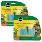 Miracle-Gro Indoor Plant Food Spikes 48-pack for continuous feeding.