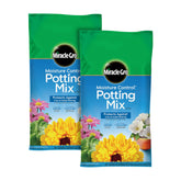Miracle-Gro Moisture Control potting mix bag 16 qt for balanced container planting