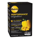 Miracle-Gro Performance Organics bottle pour enables quick feeding of vegetables