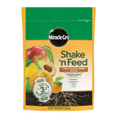 Miracle-Gro Shake 'n Feed Citrus, Avocado, Mango pour for even nutrient distribution to support healthy trees