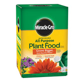 Miracle-Gro Water Soluble All Purpose Plant Food bottle for quick indoor and outdoor feeding