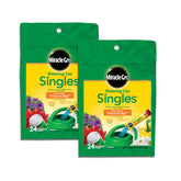 Miracle-Gro Watering Can Singles packets for quick, mess-free feeding.