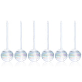 Mission Gallery clear plant watering globes front view for easy indoor plant care