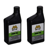Mi-T-M AW-4085-0016 pump oil 2-pack boosts pump longevity and performance.