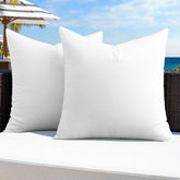 MIULEE outdoor pillow insert 20x20 pack refreshing patio seating with quick comfort