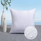 MIULEE outdoor pillow insert with waterproof cover for patio resilience and easy outdoor use.