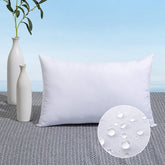 MIULEE outdoor pillow insert with waterproof fabric for rain-ready cushions.