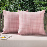 MIULEE pink outdoor 18x18 pillow cover protecting cushions from splashes