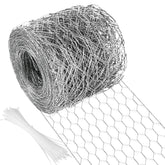 Miuwauer chicken wire 4in hexagonal mesh roll for durable garden fencing.