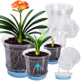 MIXC clear nursery pot shows water level for easy moisture tracking